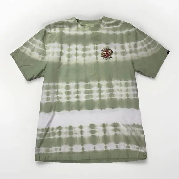 Vans Tie Dye Outfit 3 Piece Hoodie‎ Shirt Shorts Green White Youth M/L 12/14 - Picture 3 of 14